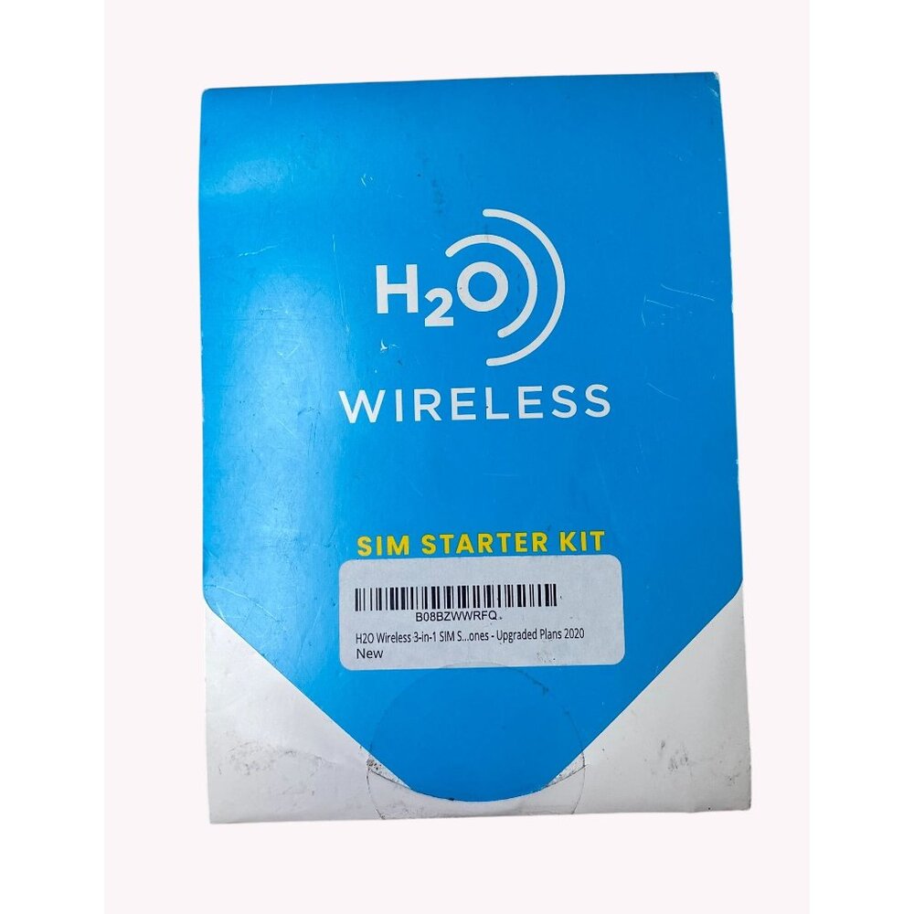 H2O Wireless 3-In-1 Sim Starter Kit For Unlocked Phones